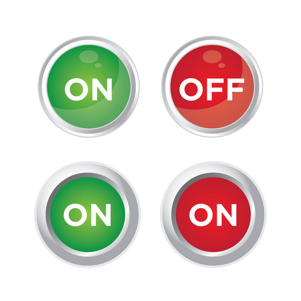 Switch on off Button - Vector, Image