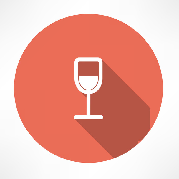 Wine glasses icon - Wektor, obraz