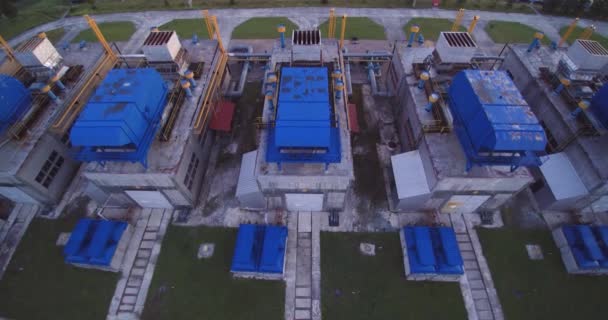 L'impianto di distribuzione del gas fornisce gas naturale alla popolazione - Filmati, video