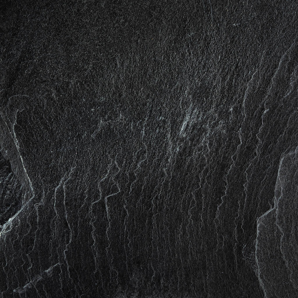 Dark grey black slate background or texture. - Fotoğraf, Görsel