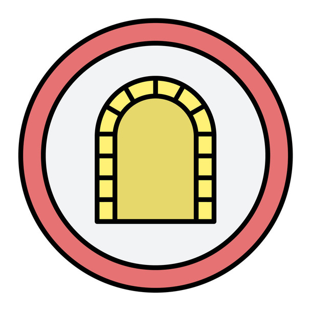 вектор іконки дверей ізольовано на білому тлі для вашого дизайну веб- та мобільних додатків, концепція логотипу даху
 - Вектор, зображення