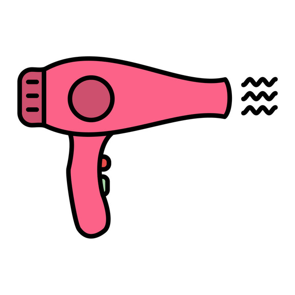 ícone secador de cabelo. ilustração vetorial - Vetor, Imagem