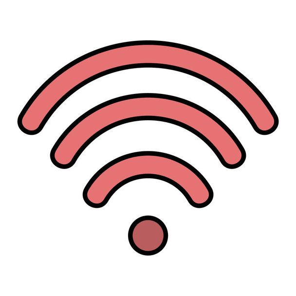 Проектирование векторной иллюстрации значков сигналов WiFi - Вектор,изображение