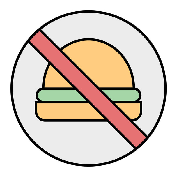 bez vektorové ilustrace ikon potravin - Vektor, obrázek