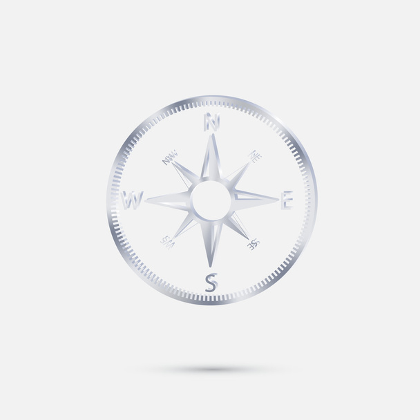 Compass sign - Vector, Image