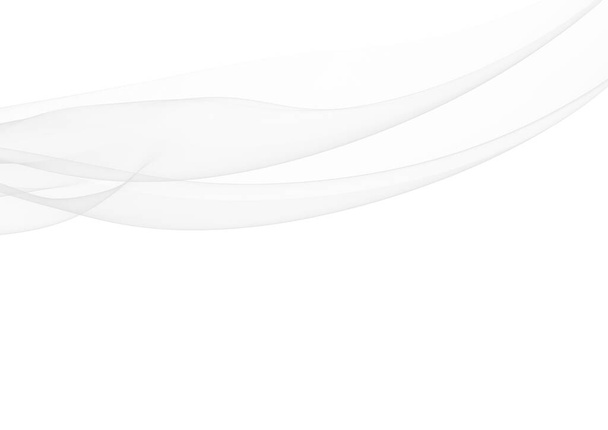 Barevné abstraktní kouřové vlny grafický design šablona ilustrace izolované na bílém pozadí - Fotografie, Obrázek