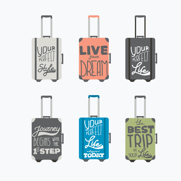 Cestovní tašky váš dokonalý styl - Vektor, obrázek