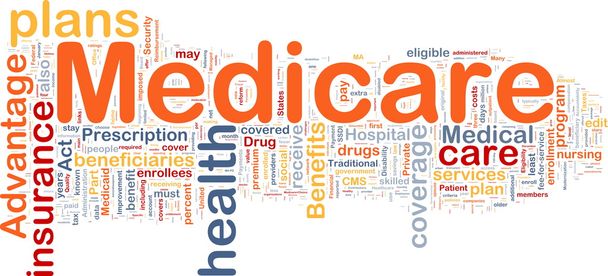 Medicare background concept - Photo, Image
