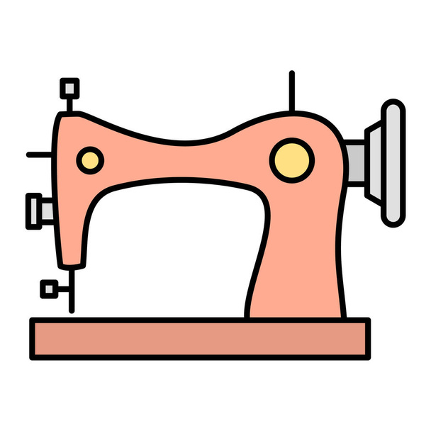 Nähmaschine Symbol Vektor Illustration - Vektor, Bild