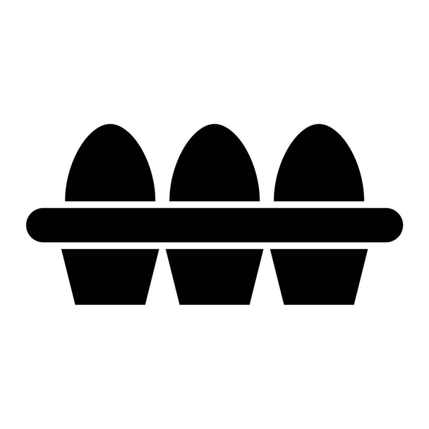 huevos icono vector ilustración - Vector, Imagen