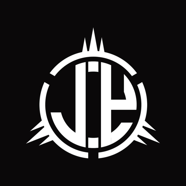 LY Logo monograma aislado en plantilla de diseño de elemento de círculo - Foto, imagen