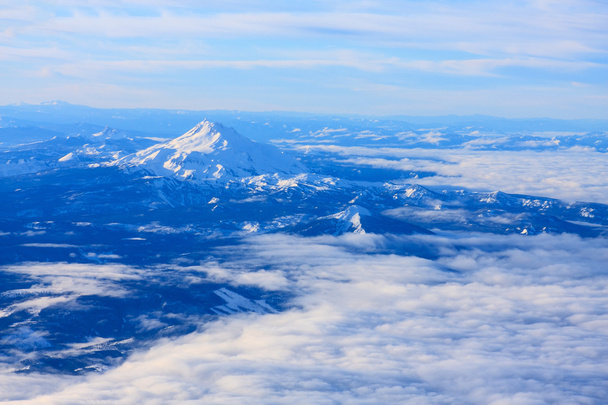 Bird's Eye view of Mt. Hood in Oregon, USA. - Photo, Image