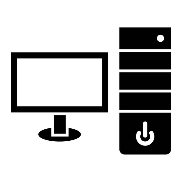 Computerhardware. Einfache Illustration - Vektor, Bild