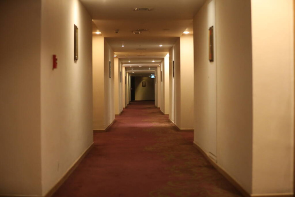 Interior do Corredor do Hotel Moderno - Foto, Imagem
