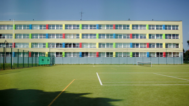 School And Sports Ground - Footage, Video