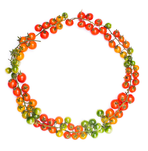 Cherry tomatoes circle - Photo, Image