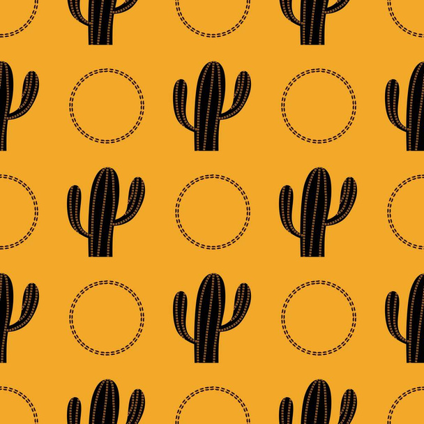 Floral seamless cactus pattern for fabrics and textiles and packaging and gifts and cards and linens and kids - Foto, immagini