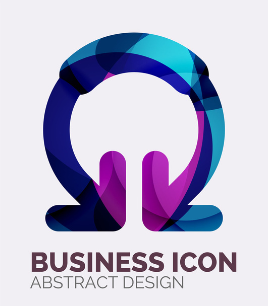 Абстрактный логотип бизнеса
 - Вектор,изображение