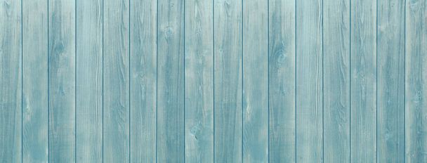 Old grunge wood plank texture background. Vintage blue wooden board wall - Zdjęcie, obraz