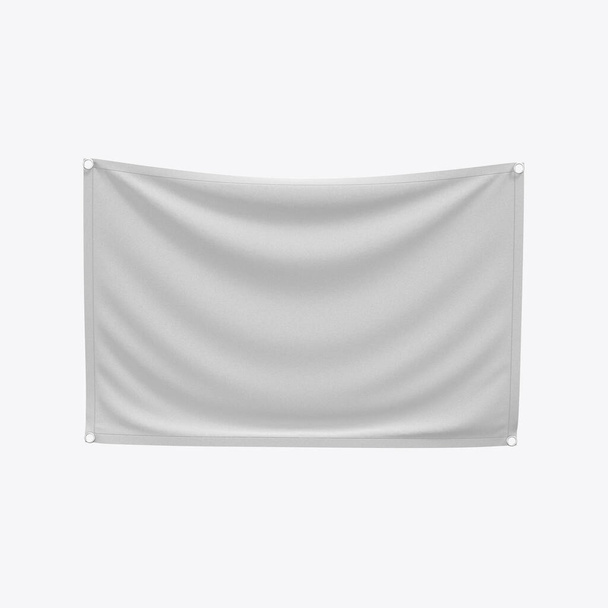 Isolated Outdoor Banner. 3D render - Photo, Image