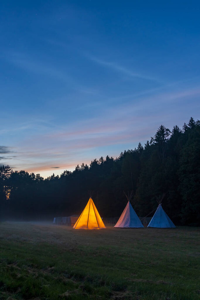 スカウトキャンプ,西ボヘミア,チェコ共和国 - 写真・画像
