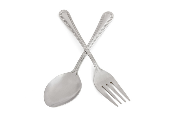 cuchara y tenedor  - Foto, Imagen