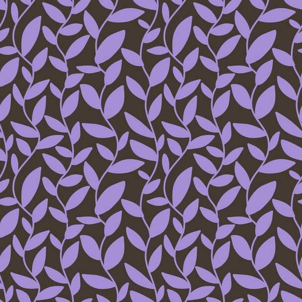 Seamless leaves and branches pattern for fabrics and textiles and cards and linens and wrapping paper - Фото, изображение