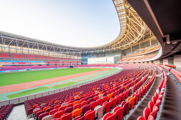 A football field in Zhengzhou, Henan Province, China - Photo, Image