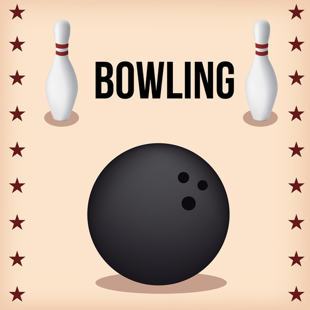 bowling - Vektor, obrázek