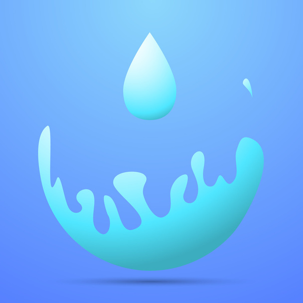 water splash vector illustration - Vector, Image