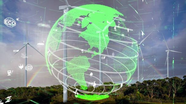Technologie ochrany životního prostředí a blížící se globální udržitelné ESG - Fotografie, Obrázek