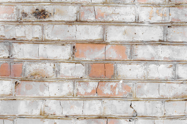 old brick wall, grunge background, texture, empty space, - Fotoğraf, Görsel