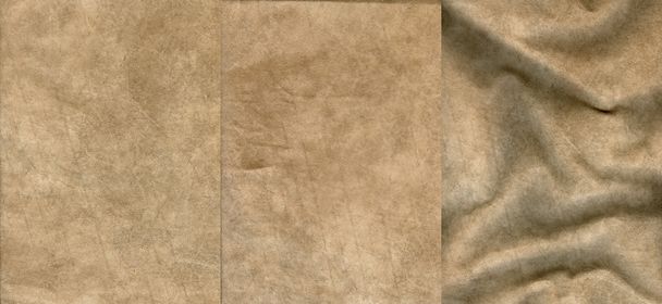 Set de texturas de piel de ante beige
 - Foto, imagen
