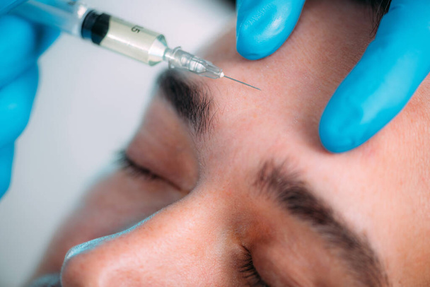 Dermal Filler Injection Face Treatment. Anti-aging concept. - Photo, Image