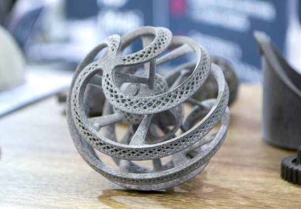 Objet imprimé sur une imprimante 3D en poudre à partir de poudre de polyamide - Photo, image