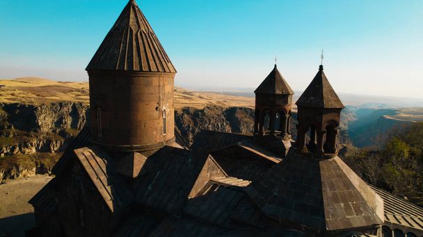 Ermenistan 'daki Saghmosavank, Antik Hıristiyan Kilisesi - Fotoğraf, Görsel
