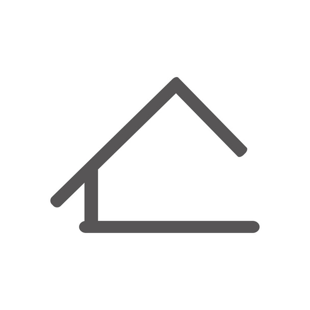 Home icon vector. House symbol design - Вектор, зображення