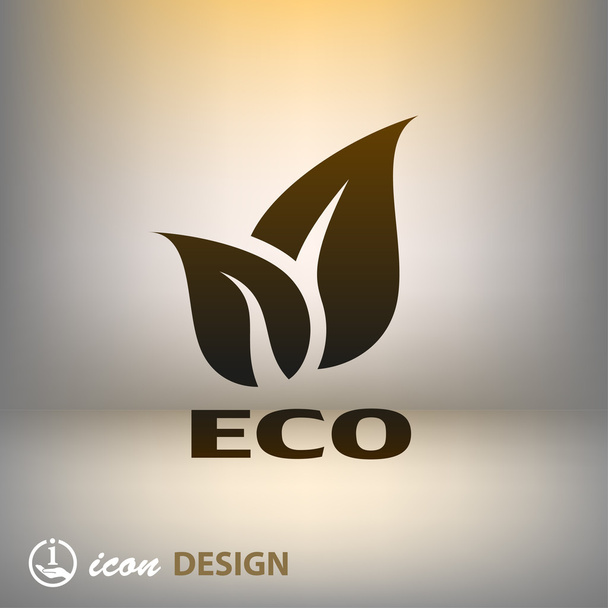 Eco icon - Vektor, kép