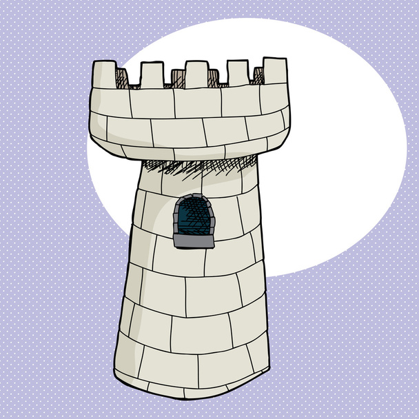 kasteeltoren - Vector, afbeelding