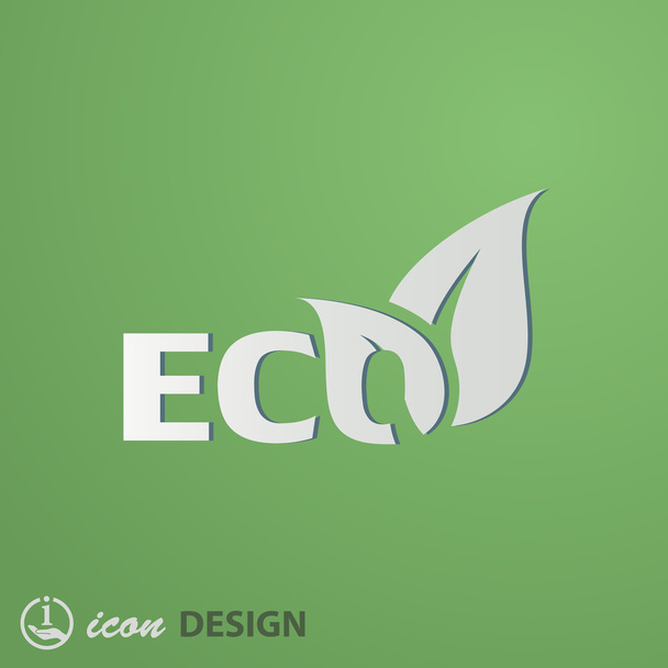 Eco icon - Вектор, зображення