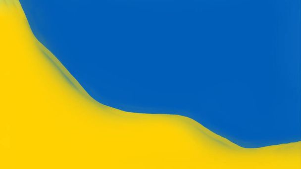 Modré žluté pozadí, barvy vlajky Ukrajiny - Fotografie, Obrázek