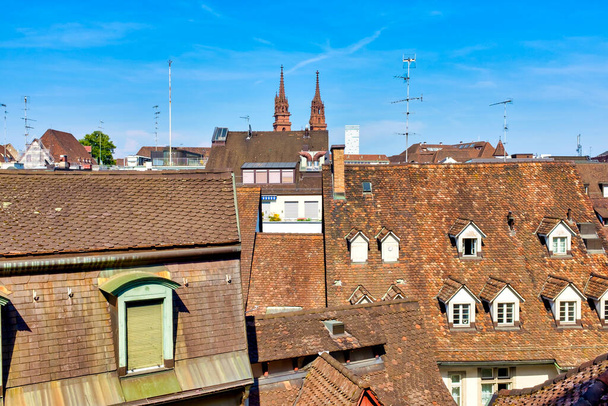 Dächer von Basel, Schweiz - Foto, Bild