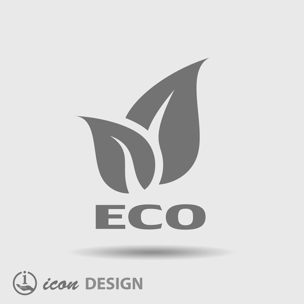 Eco icon - Wektor, obraz