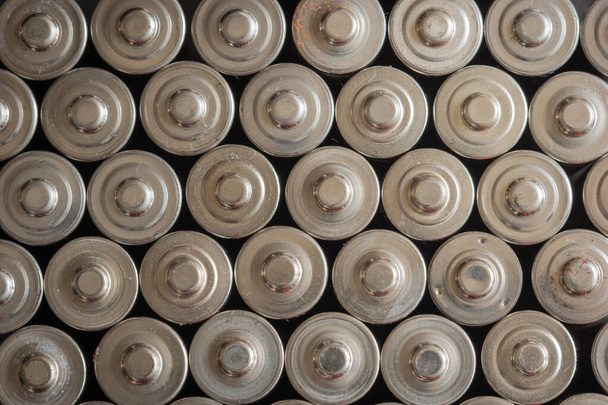 AA baterías fondo vista de primer plano - Foto, Imagen