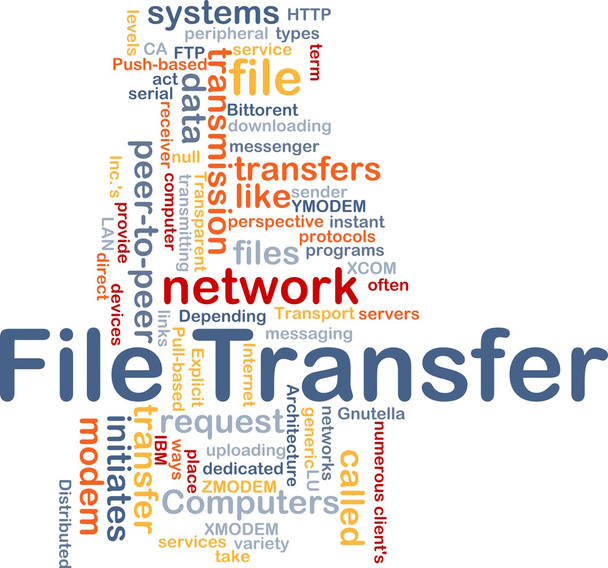File transfer background concept - Photo, Image