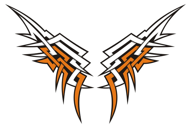 Крылья племени
 - Вектор,изображение