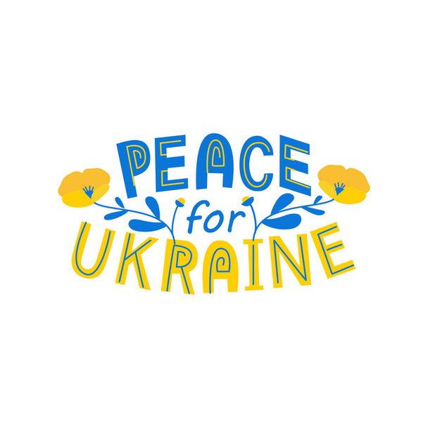 Paz para Ucrania
. - Vector, imagen