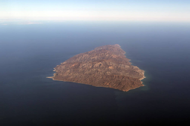 cerralvo cousteau island baja california sur aerial view panorama - Foto, imagen