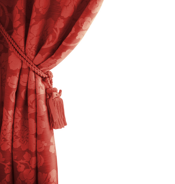 Czerwona kurtyna  - Zdjęcie, obraz