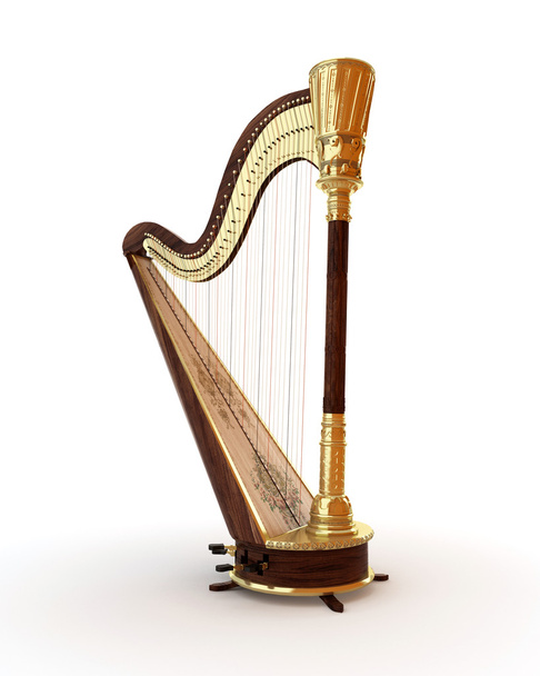 instrument harfę - Zdjęcie, obraz